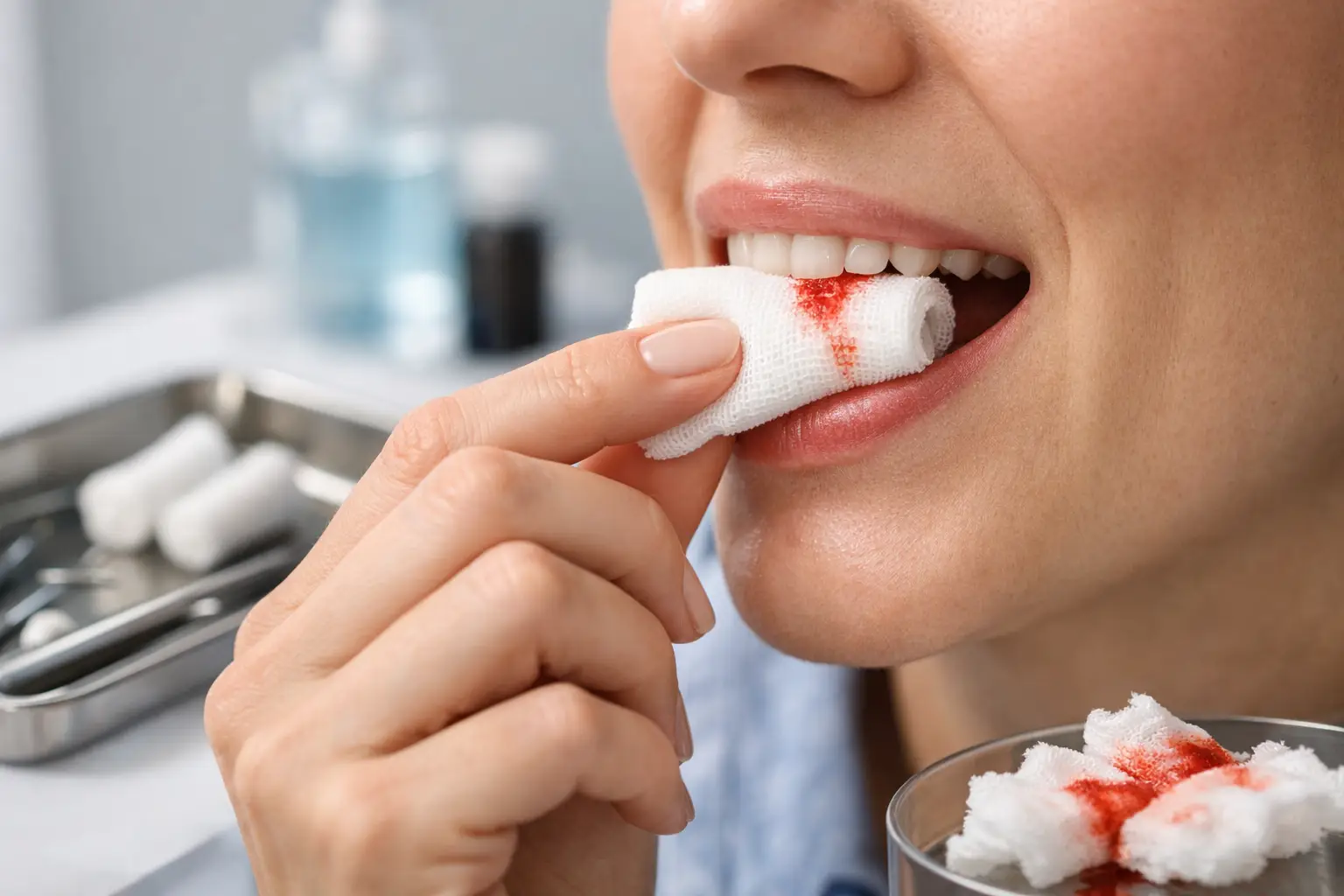 Featured image for “How to Stop Bleeding After Extraction Safely”